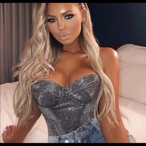 House of cb donatella corset top